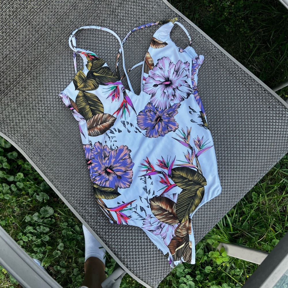 Floral One piece swimsuit